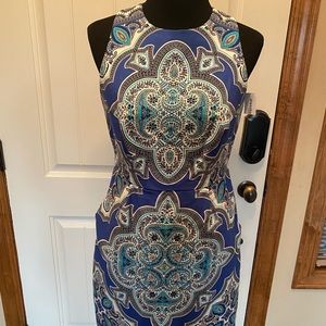 NEW Dressbarn work paisley floral dress size 8/10